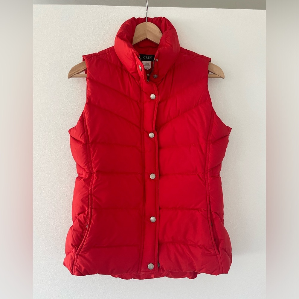 J.Crew Feather Down Puffy Vest